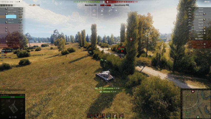 Танк World of Tanks список