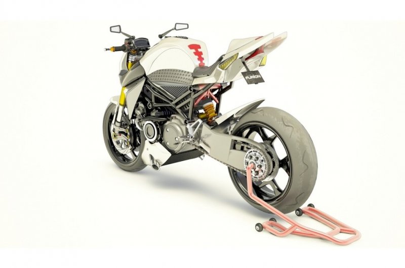 Мотоцикл Kawasaki чертеж