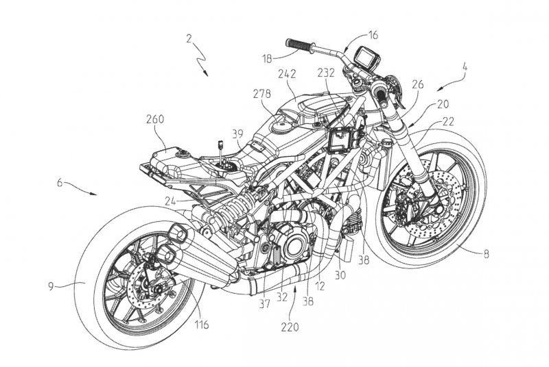 V Twin поперечный