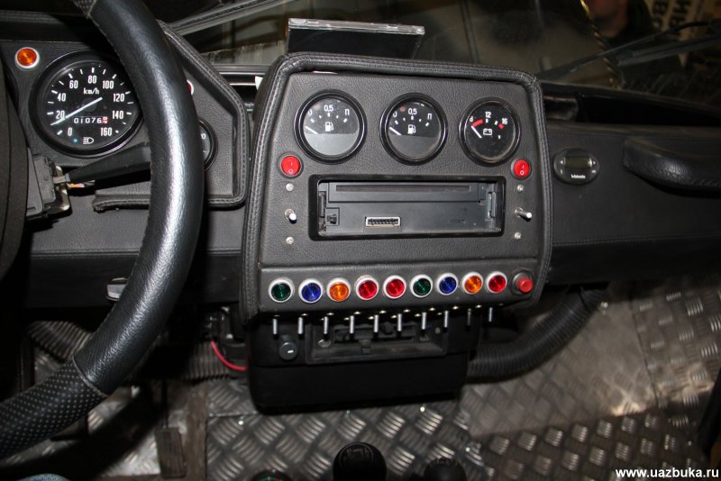 Панель приборов UAZ Hunter Tuning