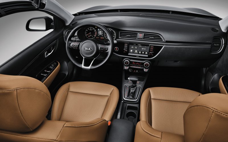 Kia Rio 2016 седан салон