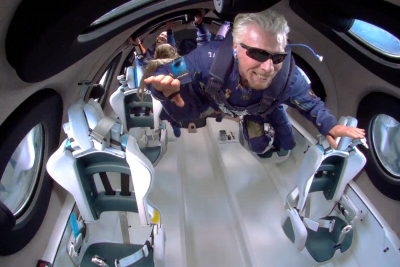 Virgin Galactic интерьер корабля