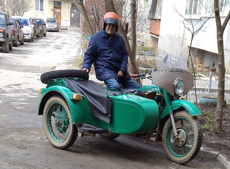 Harley Davidson военный с коляской