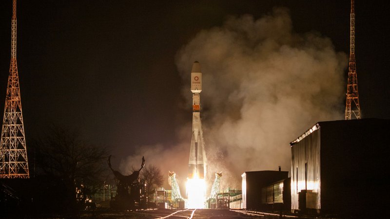 Запуск ракеты Союз-2 с Плесецка