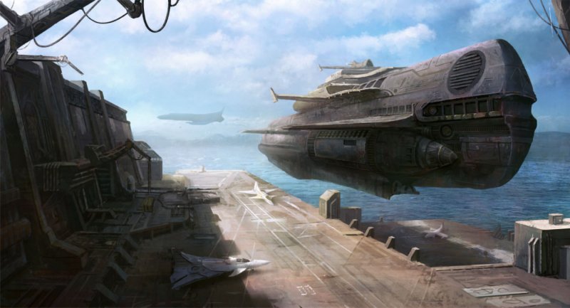 Фантастические морские корабли