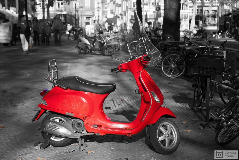 Скутер Vespa s 125 ie с круглой фарой