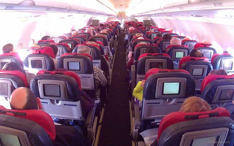 Airbus a321 салон