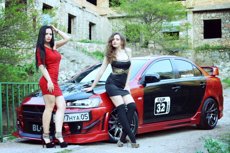 Mitsubishi Lancer 10 girl