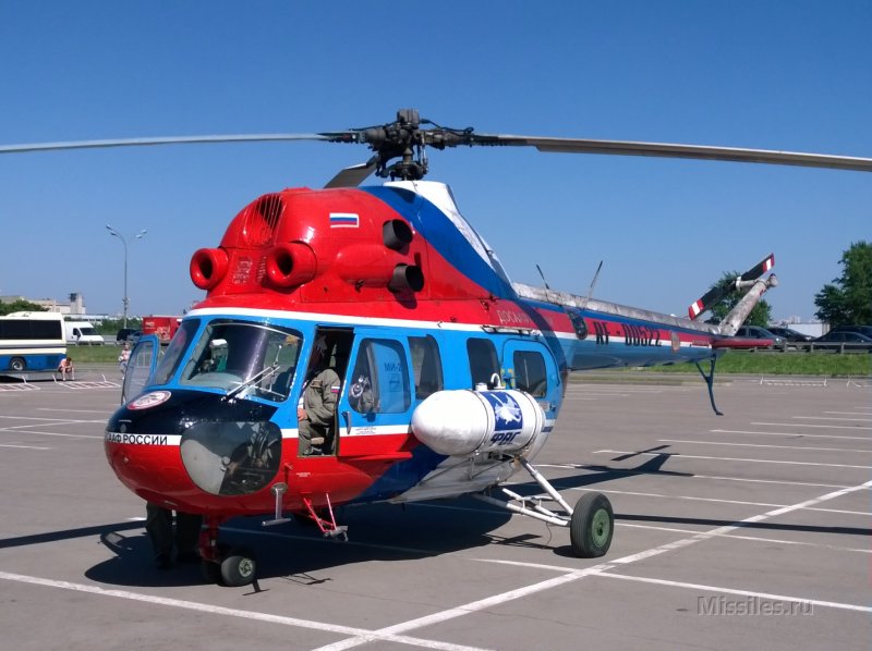 Санитарный вертолет Ансат