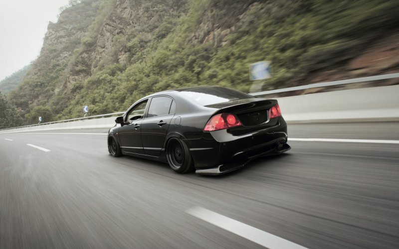Honda Civic 4d stance