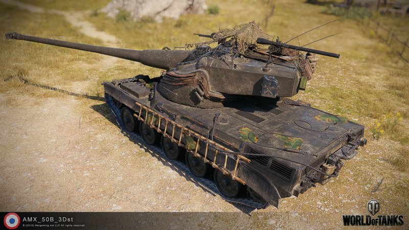 Танк AMX 50b модель