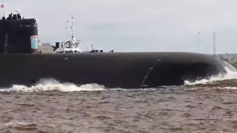 Подводная лодка Калуга в Полярном Мурманской области