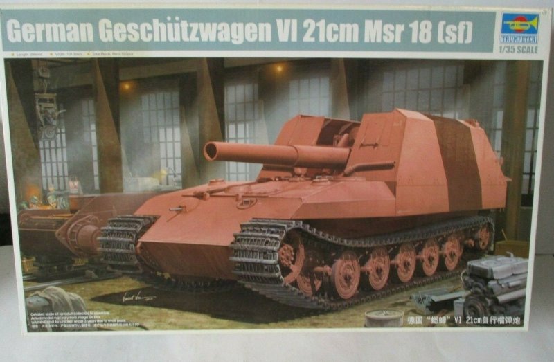 01540 Техника и вооружение САУ German Geschutzwagen vi 21cm MSR 18 (SF) (1:35)