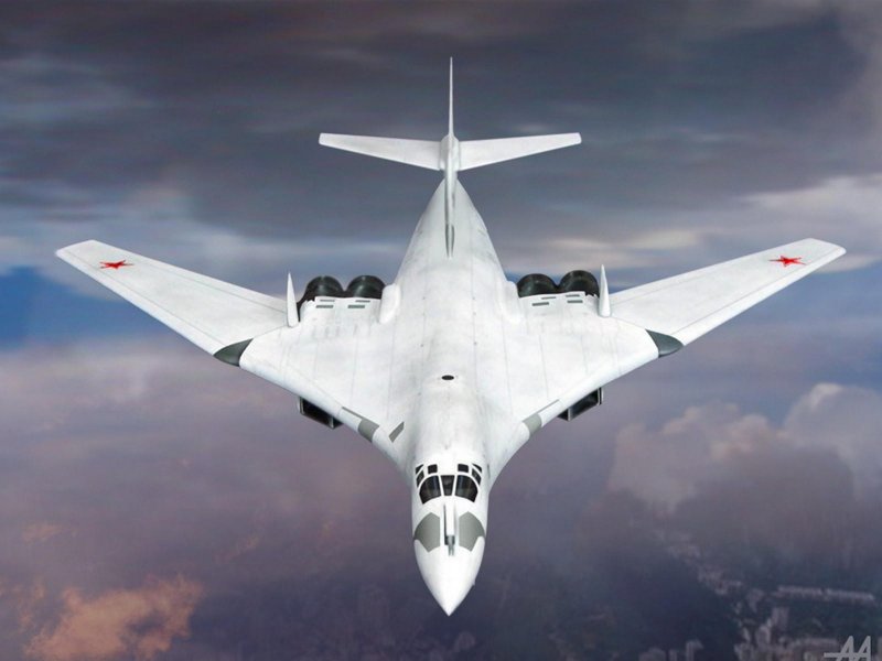 Стратегический бомбардировщик ту-160