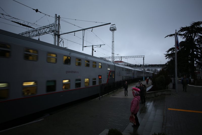 Двухэтажный поезд в Крым