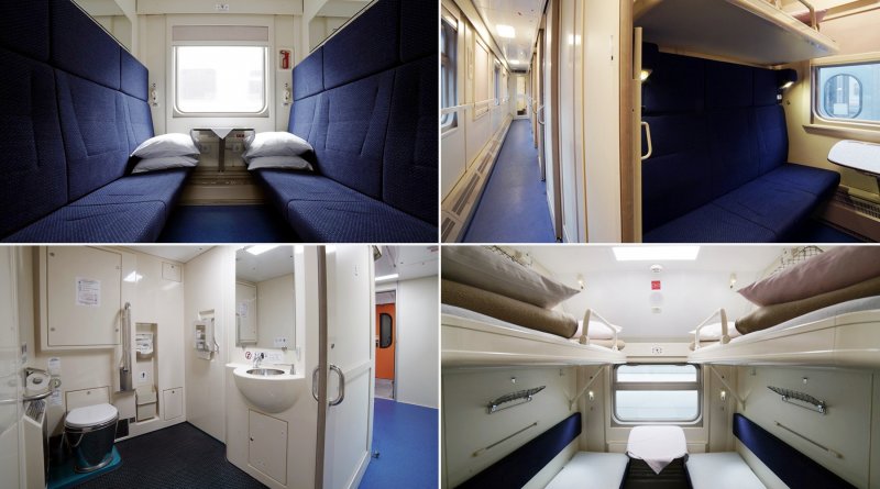 Двухэтажный поезд в Крым