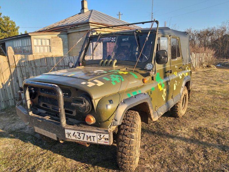 Новый тент на УАЗ 469
