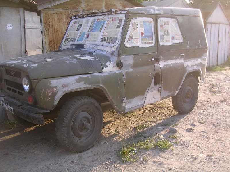 Покраска УАЗ 469