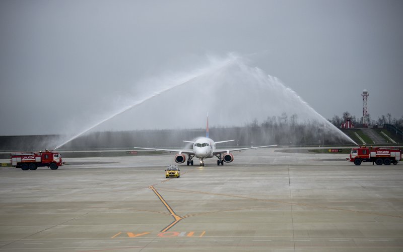 Airbus 321 в аэропорту Бегишево