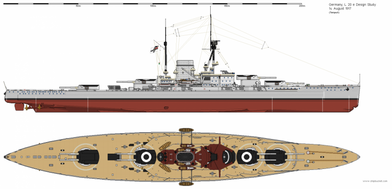 Линкоры класса l20. Германия