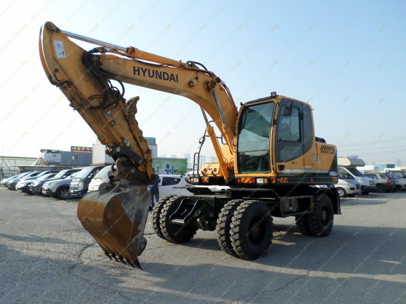 Колесный экскаватор Hyundai r140w-9s