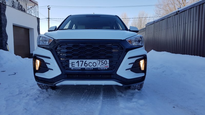 Бампер атом на Хендай Крета