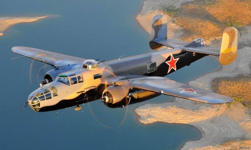 Бомбардировщик б-25 Митчелл