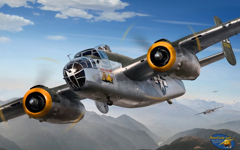 B-25 бомбардировщик