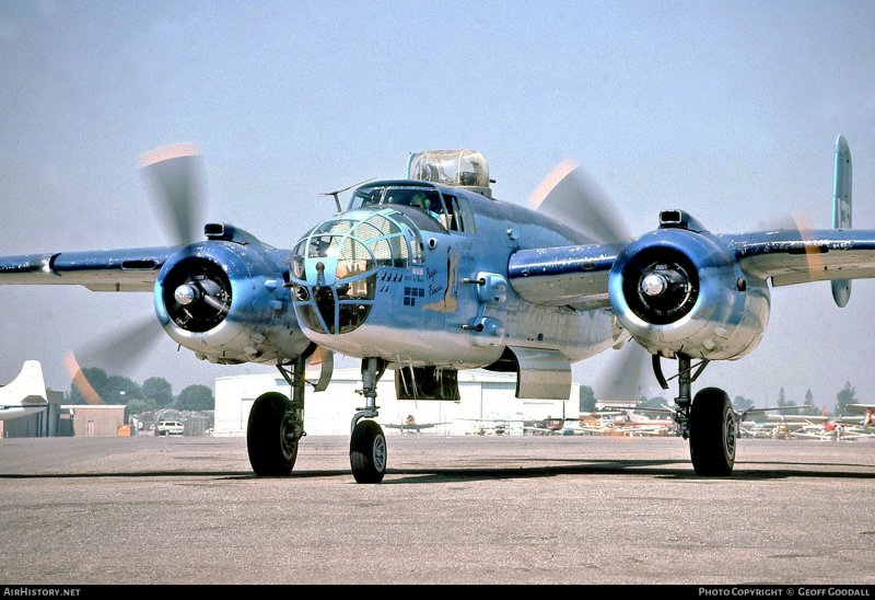 Самолёт b25 Mitchell палубный