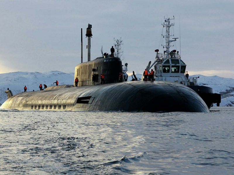 Подводный атомный ракетоносец Орел проект 949а Антей