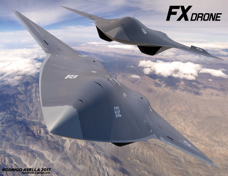 Rodrigo Avella FX sixth-Generation Concept Fighter aircraft
