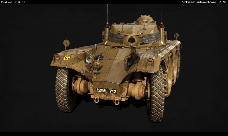 3d-стиль "Трамонтана" для Panhard EBR 105