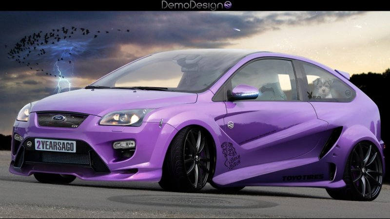 Ford Focus St 2 фиолетовый