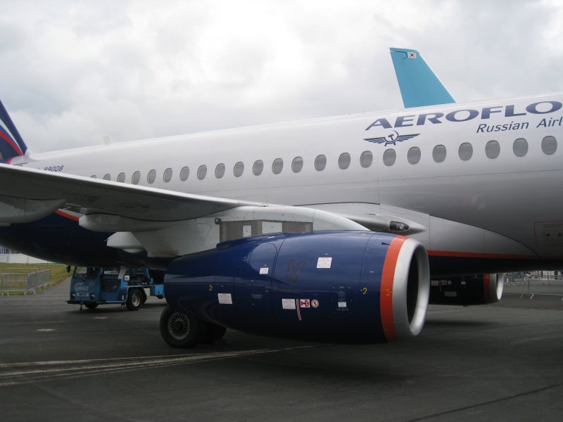 Полет на SSJ 100 Аэрофлот