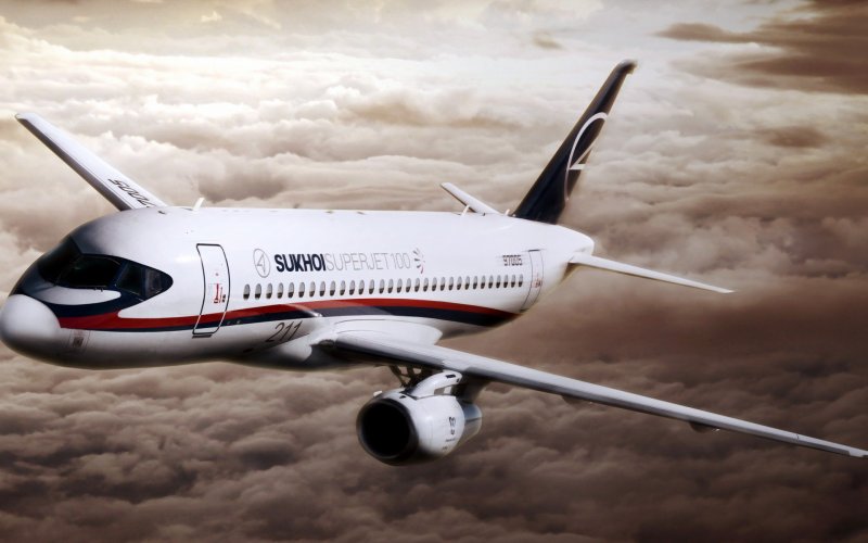 Сухой Суперджет 100 для x-plane 11