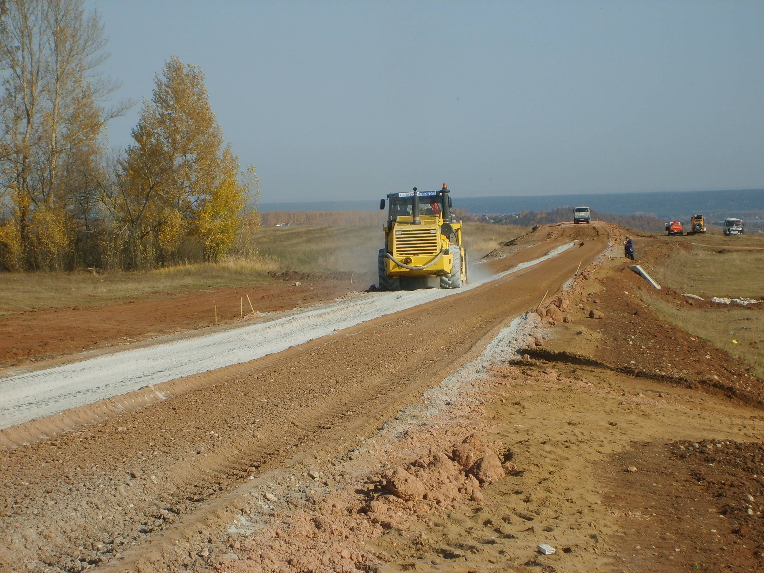 Строительство сельскохозяйственных дорог