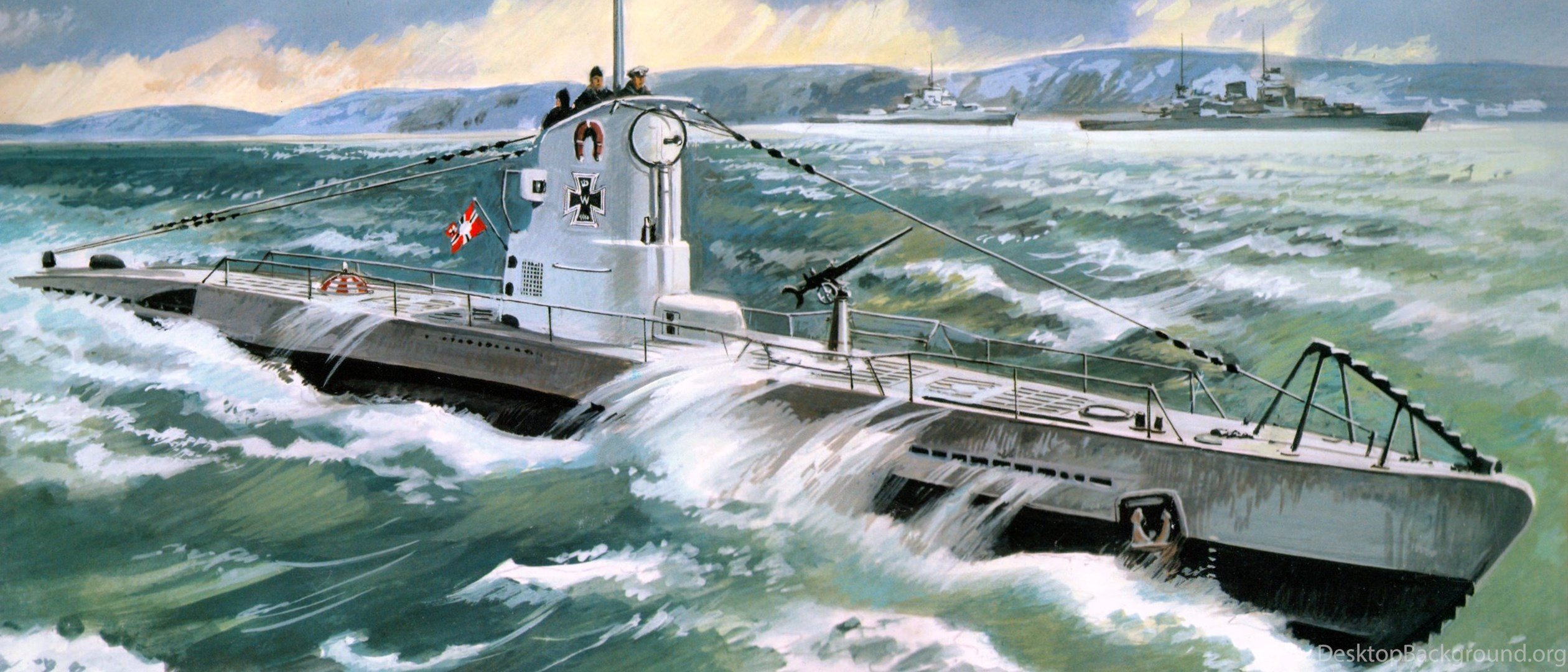 Немецкая подводная лодка второй мировой войны