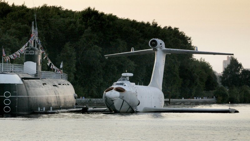 Экраноплан км Каспийский монстр
