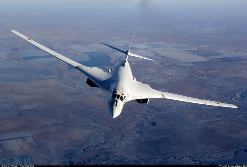 Ту 160 белый лебедь в Сирии