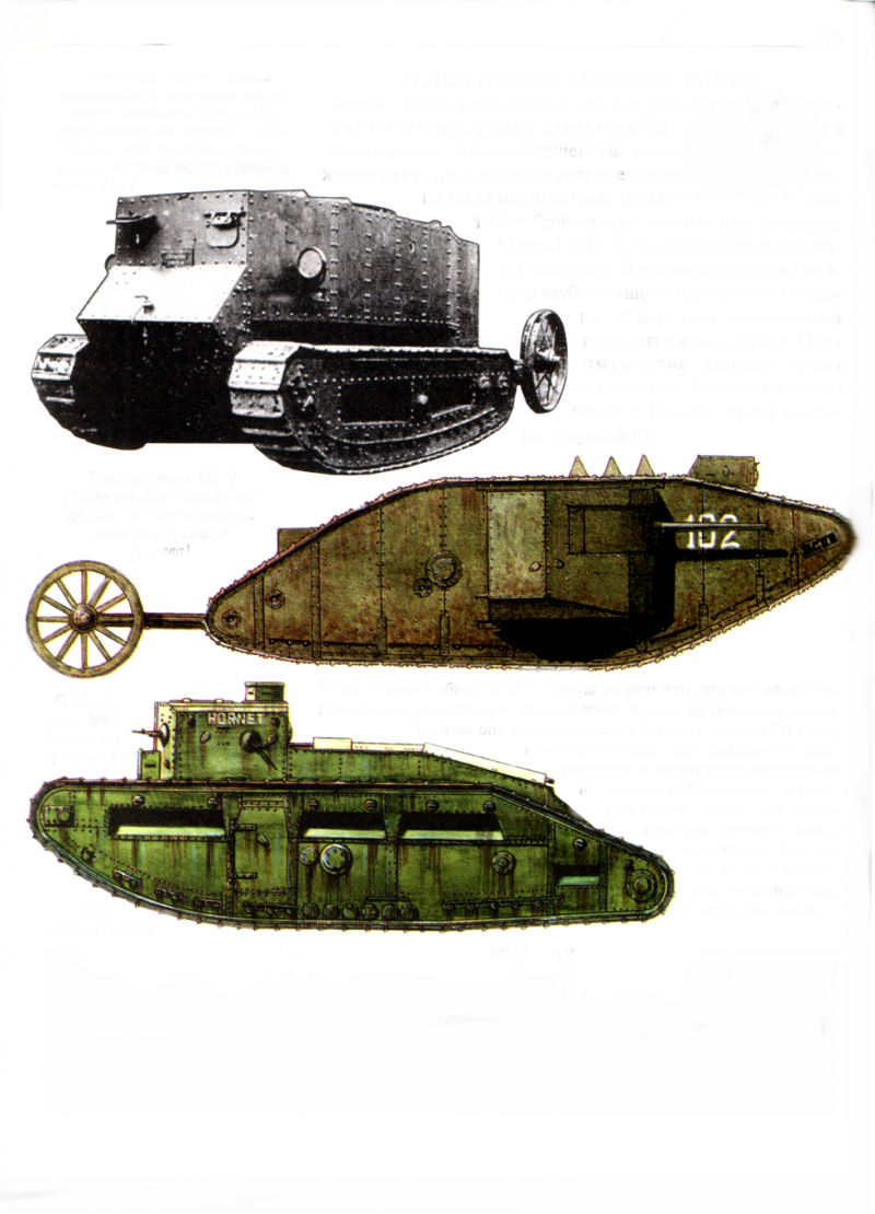Танки первой мировой войны 1914-1918