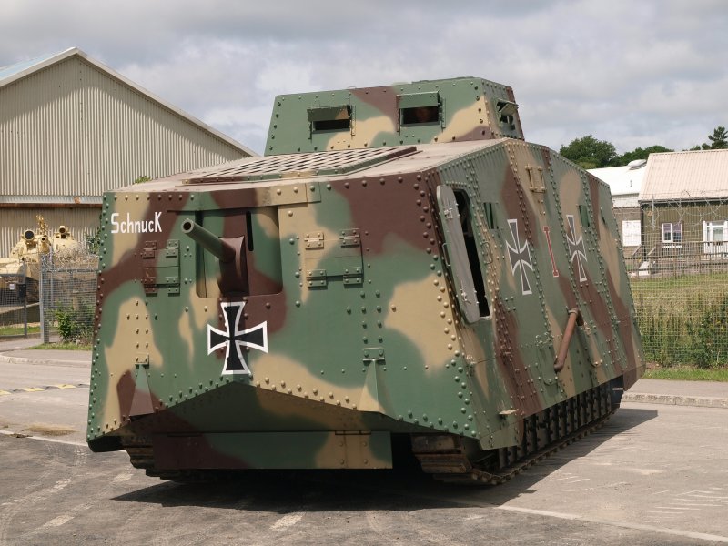 Немецкий танк первой мировой войны a7v