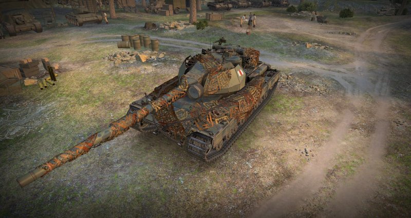 3д стиль на super Conqueror