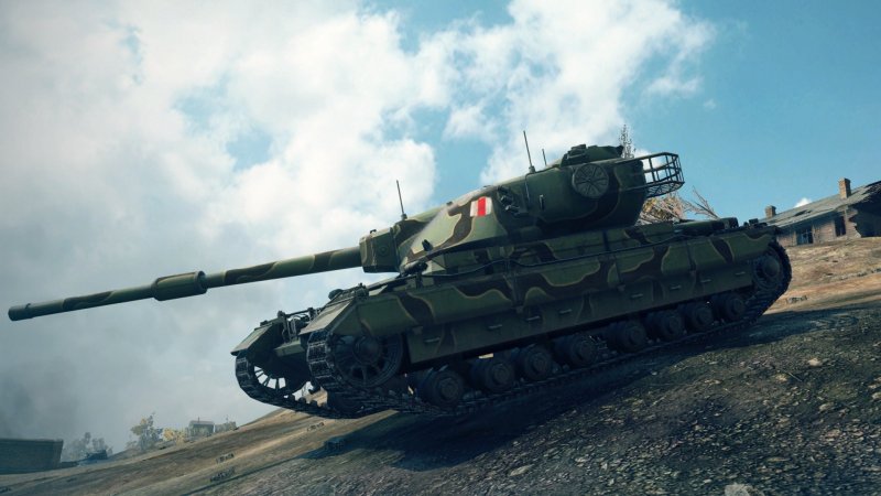 Танк fv215b super Conqueror