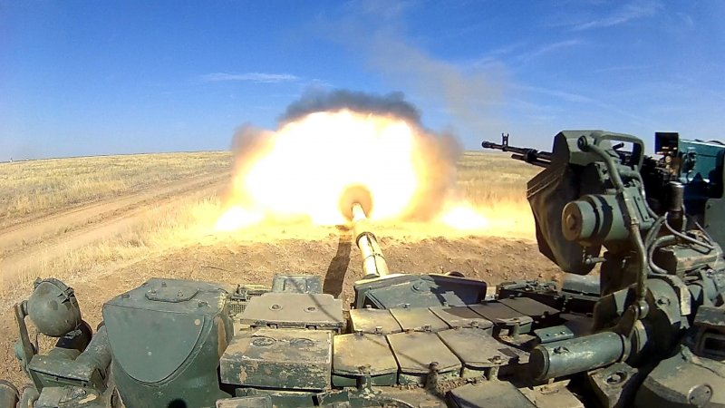 Т-90 стрельба