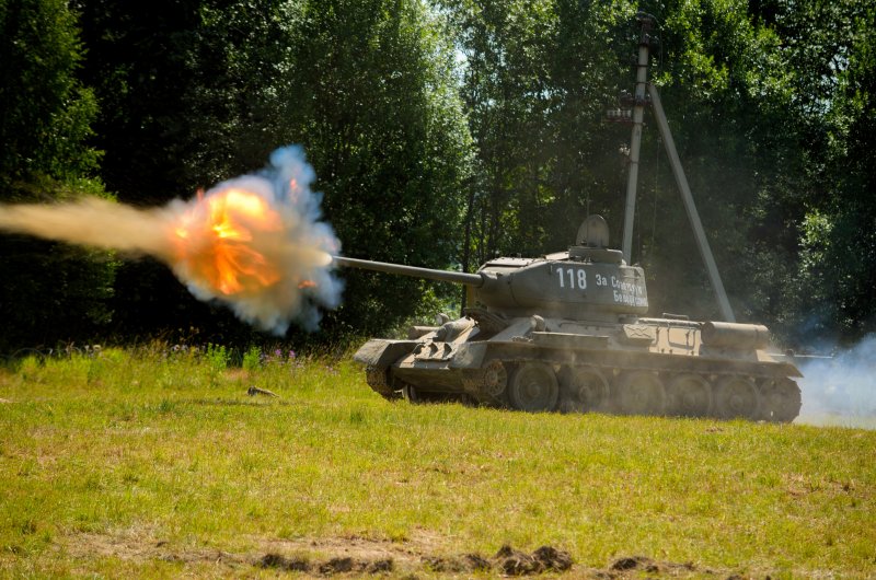 Т-34 85 угол вертикальной наводки