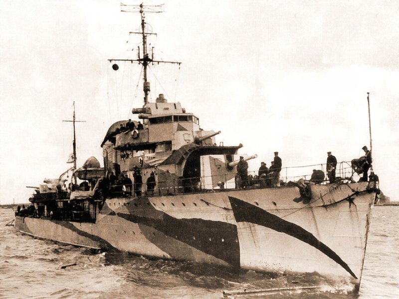 Гремящий эсминец, 1937