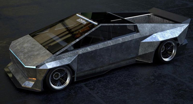 Машина Tesla Cyber Truck