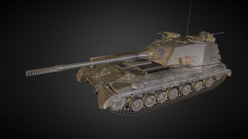 САУ объект 268 Trumpeter