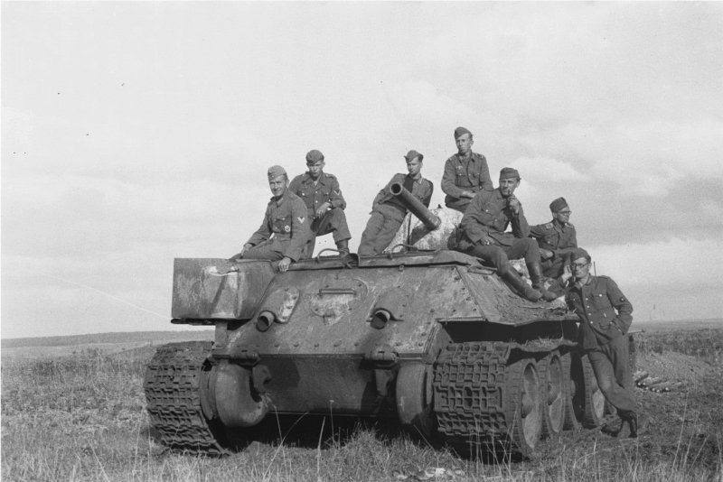Т 34 Великой Отечественной войны 1941-1945