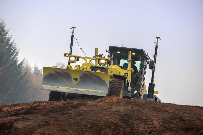 3d система Trimble для грейдера